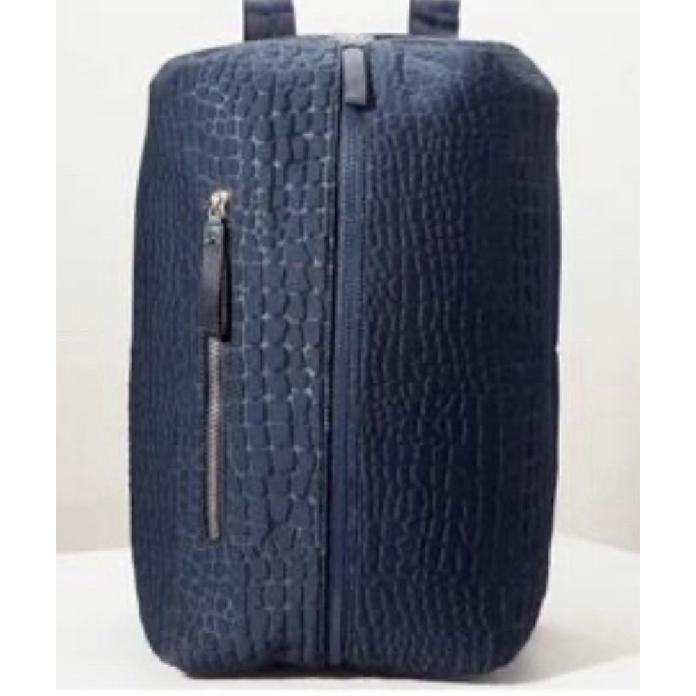 Stella & Dot Crush It Doubletake Navy Croc Backpack NWOT